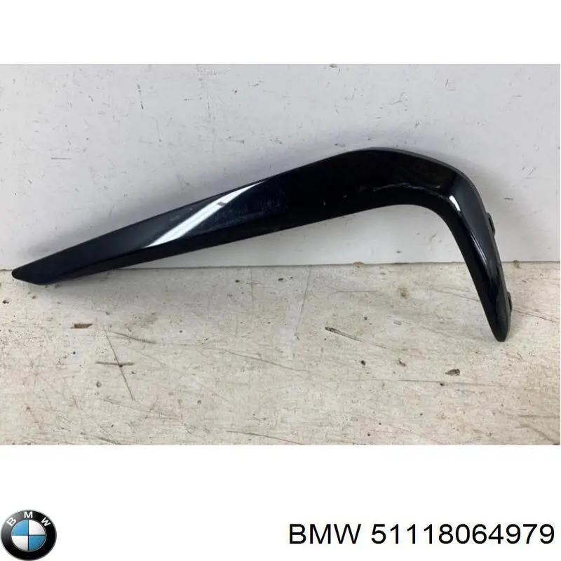 Comprar 51118064979 BMW Moldura de rejilla de parachoques delantera izquierda