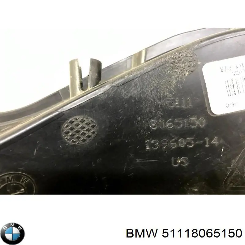 Comprar 51118065150 BMW Deflector derecho del parachoques delantero