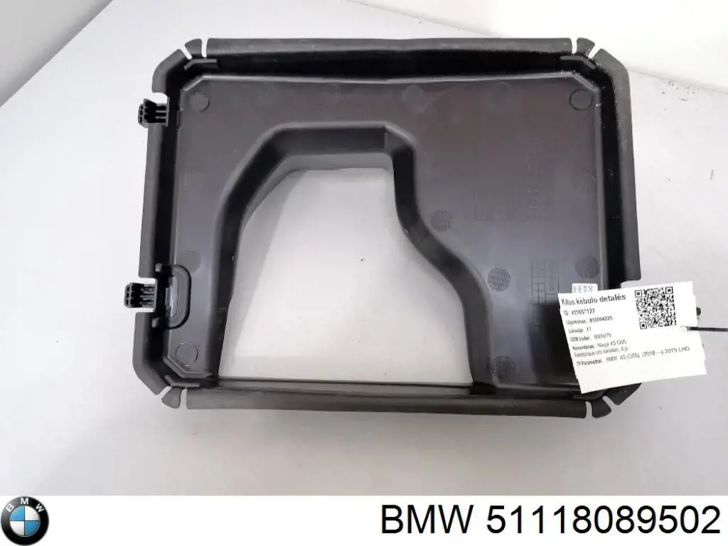 Comprar 51118089502 BMW Deflector derecho del parachoques delantero
