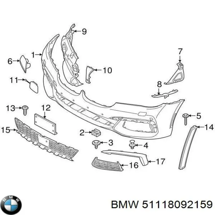  BMW 51118092159 precio, desde 76,44 EUR