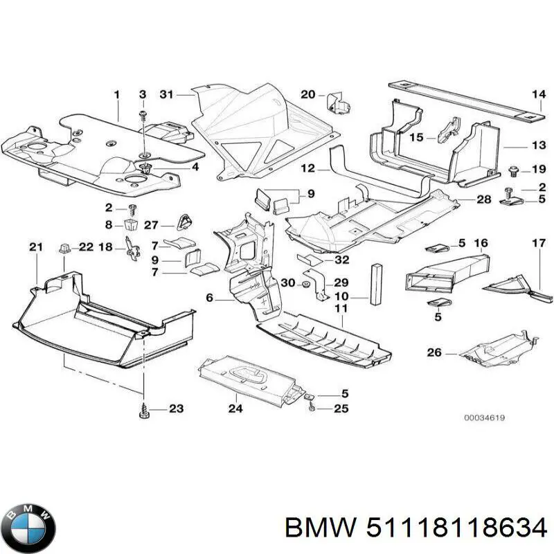 Comprar 51118118634 BMW 