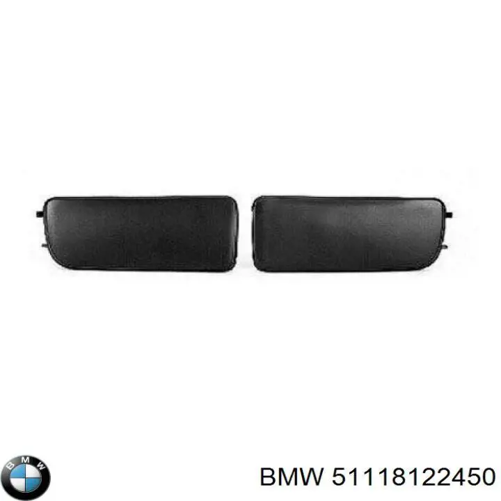 Rejilla de luz antiniebla delantera derecha para BMW 3 (E36)