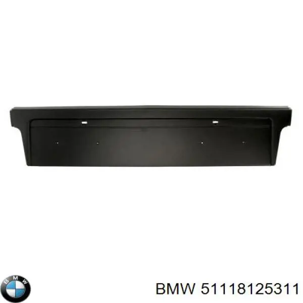 51118125311 BMW soporte de matricula delantera