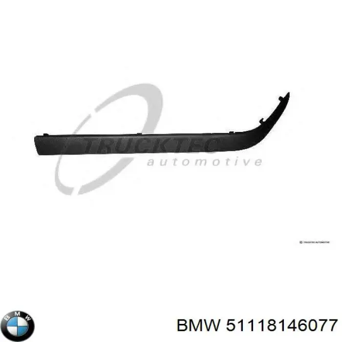 Moldura izquierda del parachoques delantero BMW 51118146077 precio, desde 8,83 EUR