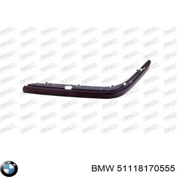 Embellecedor izquierdo del parachoques delantero para BMW 7 (E38)