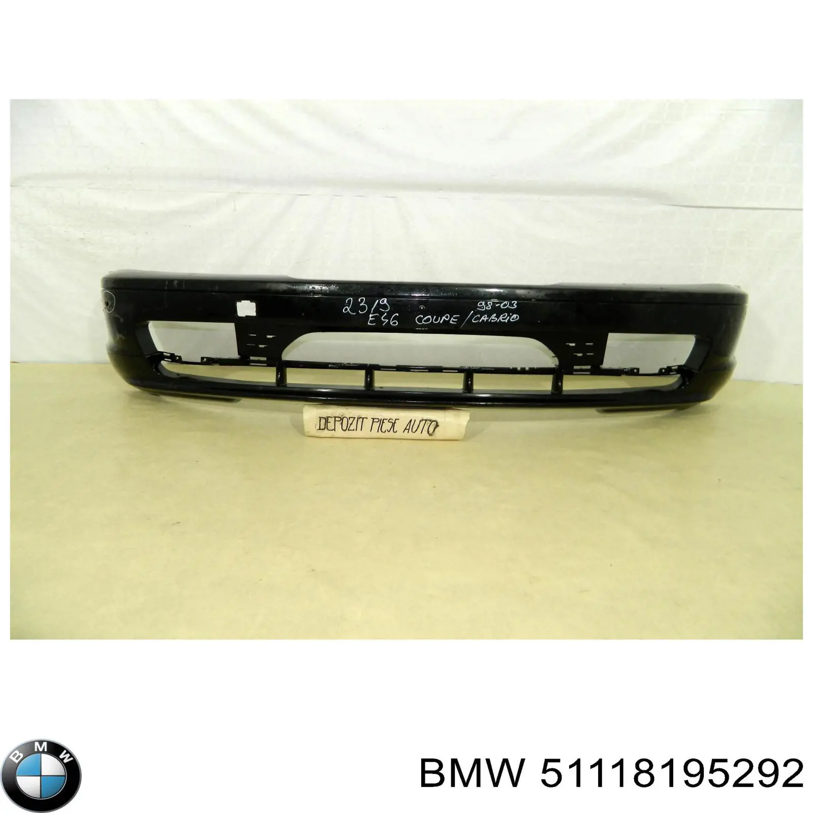 Paragolpes 51118195292 BMW