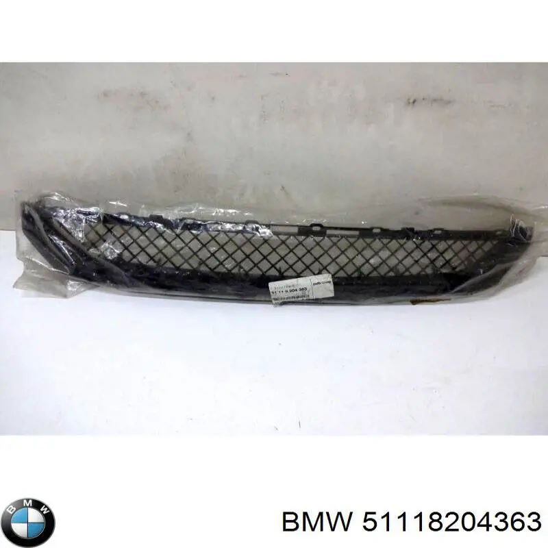 Rejilla de ventilación, parachoques delantero, central para BMW 3 (E46)