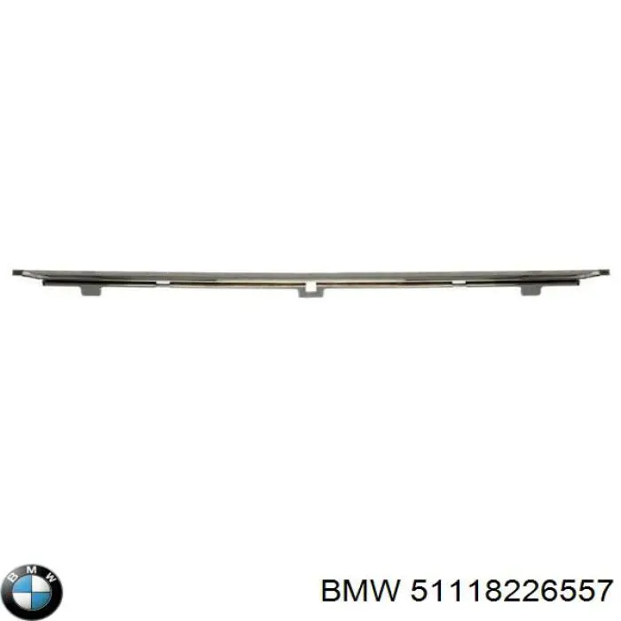 Moldura de parachoques delantero central para BMW 5 (E39)
