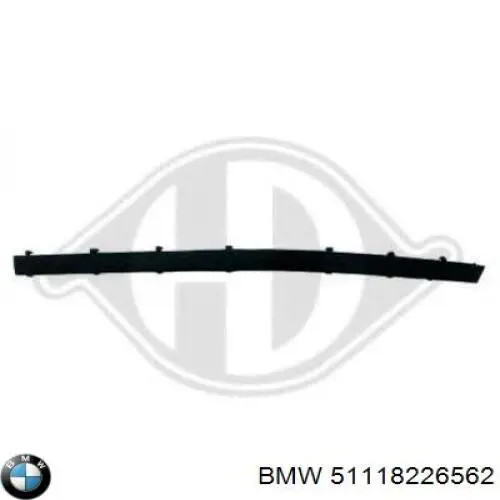 Comprar 51118226562 BMW Moldura derecha del parachoques delantero
