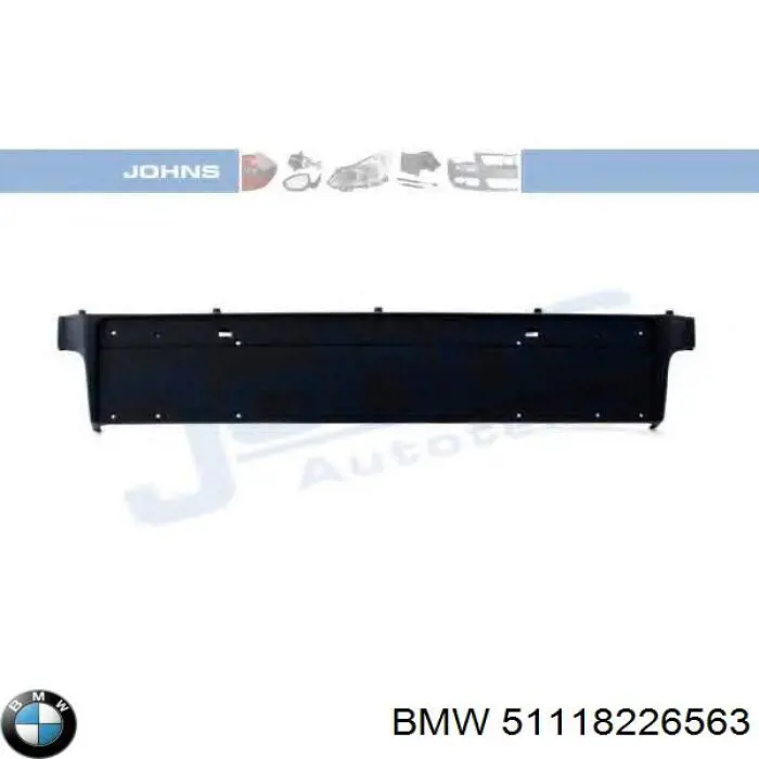 Comprar 51118226563 BMW Soporte de matrícula delantera