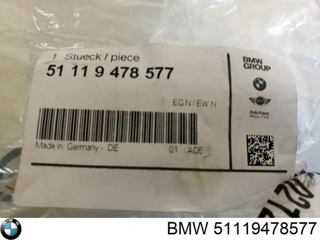 Comprar 51119478577 BMW Soporte del refuerzo del parachoques delantero