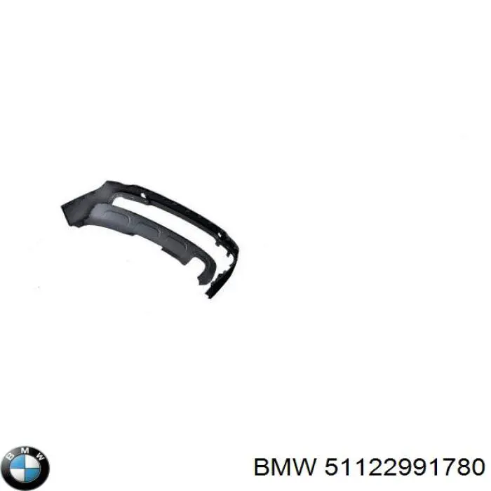 Soporte de parachoques trasero derecho para BMW X1 (E84)