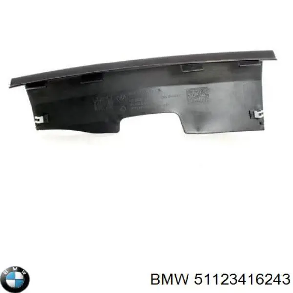 Comprar 51123416243 BMW Tapa del enganche de remolcado delantera