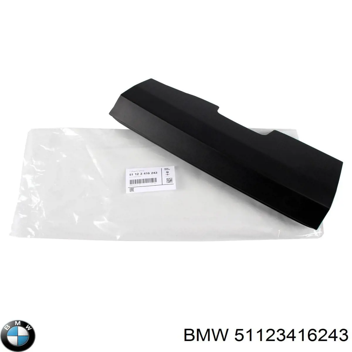 Tapa cubre gancho de remolque para parachoques delantera BMW 51123416243 precio, desde 28,90 EUR