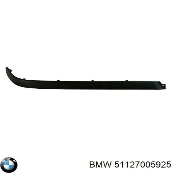 Comprar 51127005925 BMW Moldura de parachoques trasero izquierdo