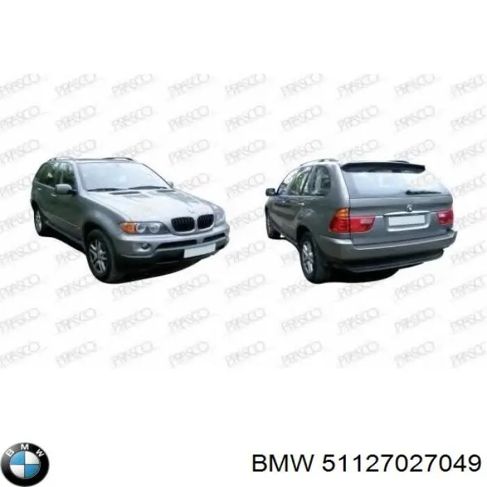 51127027049 BMW parachoques trasero