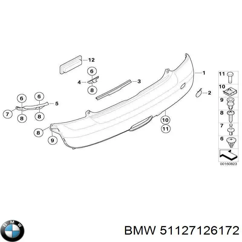 Soporte de parachoques trasero Mini Cooper hatchback (R50, R53) (2001 - 2006) precio, desde 23,93 EUR