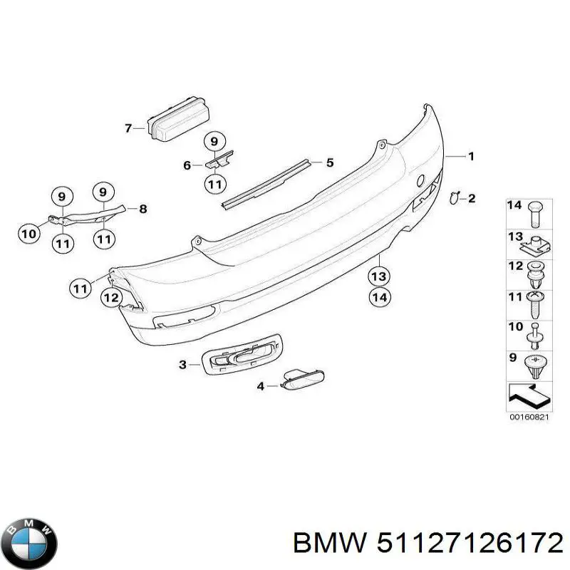 Comprar Soporte de parachoques trasero Mini Cooper  R50, R53