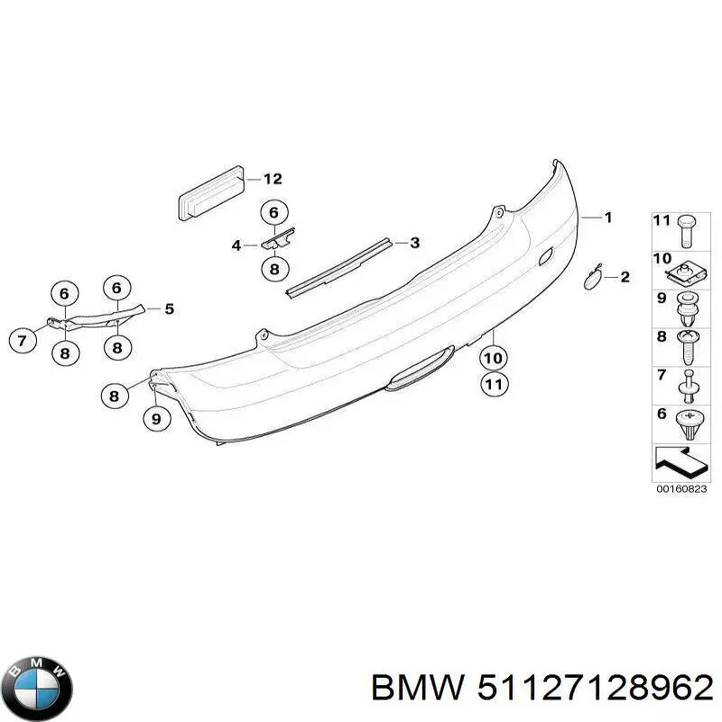 Paragolpes BMW 51127128962 precio, desde 344,12 EUR