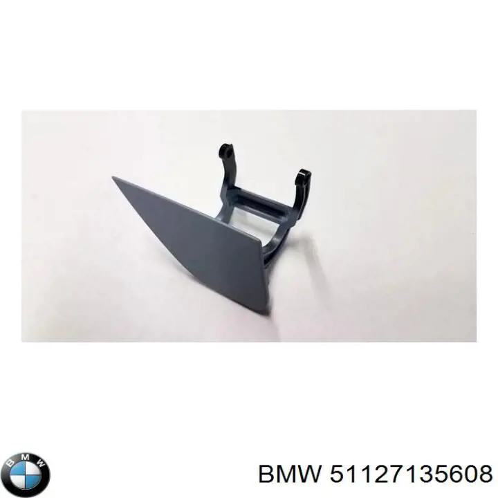 51127135608 BMW soporte de guía para parachoques trasero, derecho