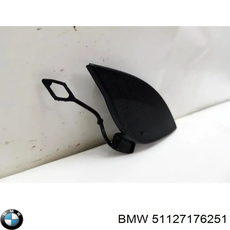 51127176251 BMW cobertura de parachoques, enganche de remolque, trasera