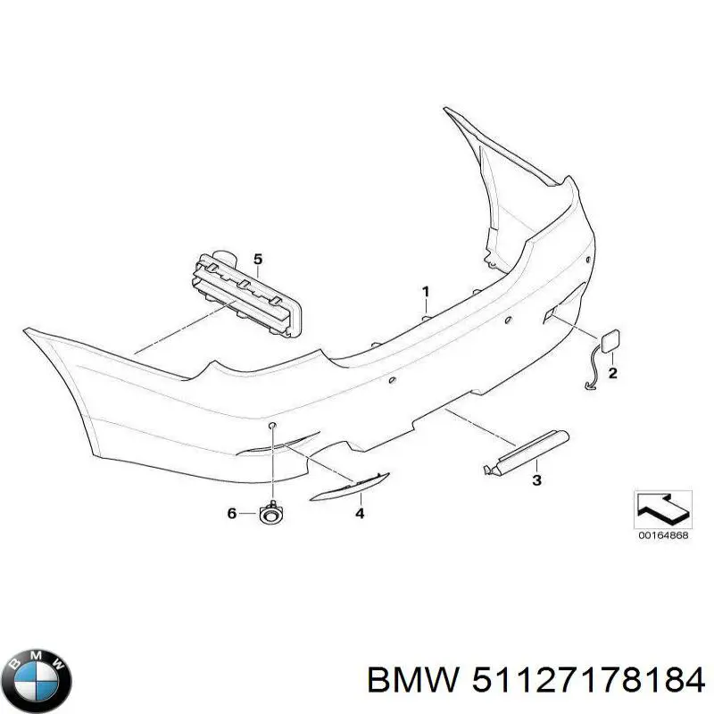 Paragolpes BMW 51127178184 precio, desde 207,44 EUR