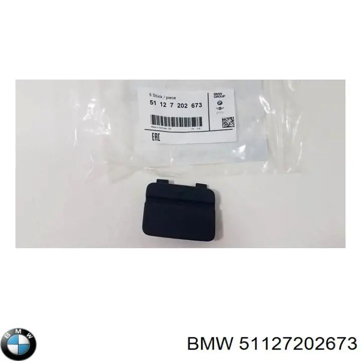 Tapa de gancho de remolque trasero del parachoques BMW 51127202673 precio, desde 9,03 EUR