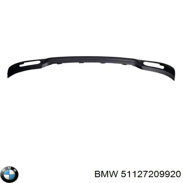 Listón embellecedor/protector, parachoques trasero para BMW 7 (F01, F02, F03, F04)