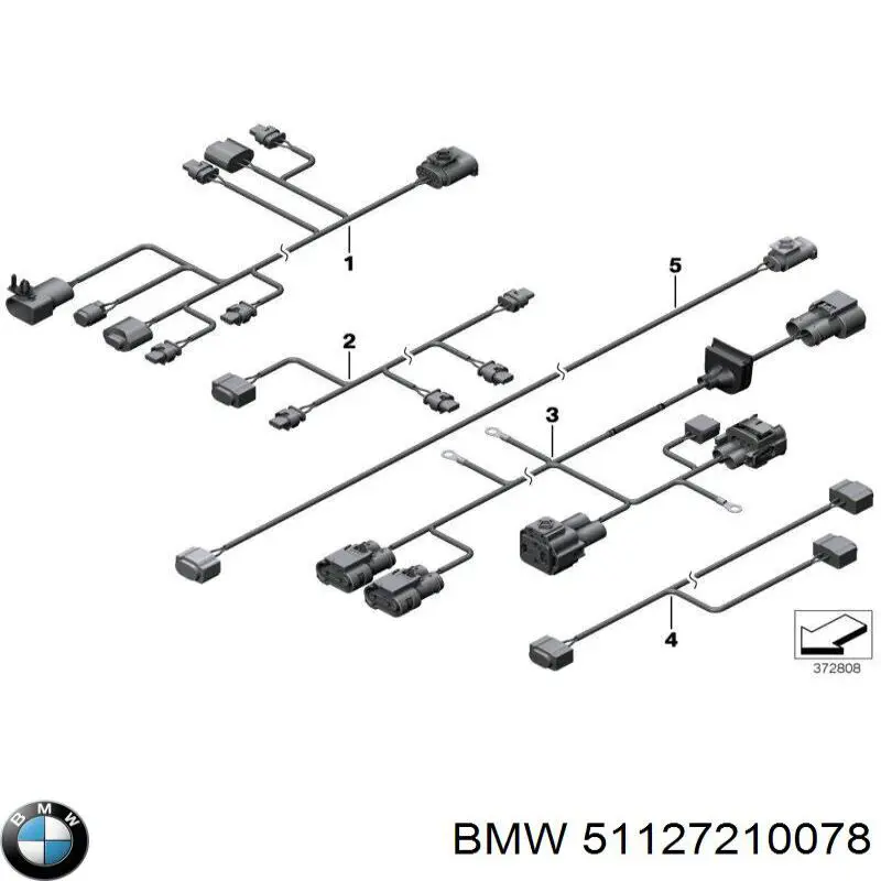 Soporte exterior derecho del parachoques trasero BMW 51127210078 precio, desde 69,70 EUR