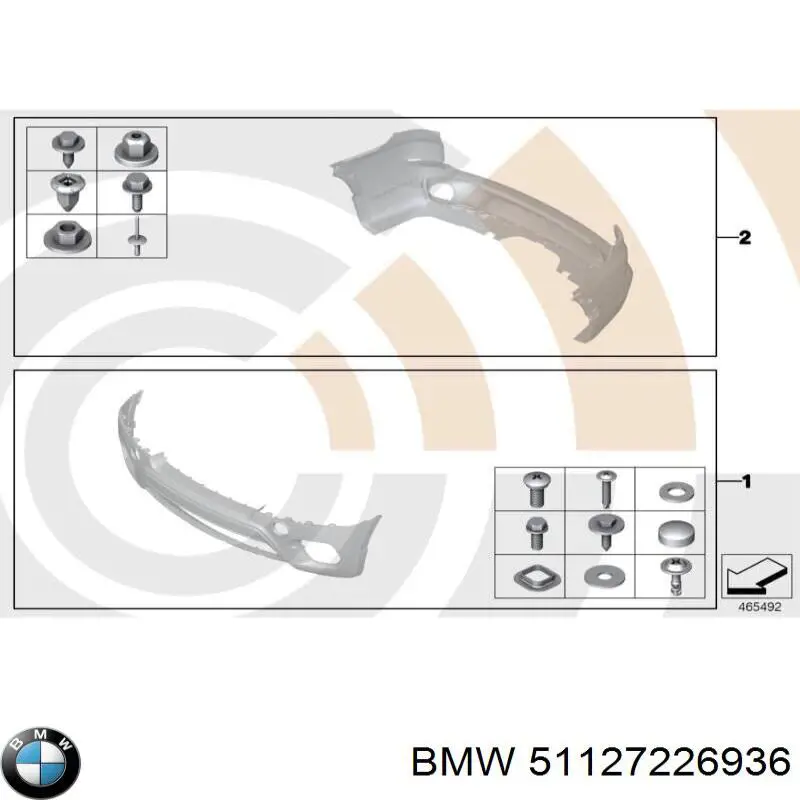 Comprar 51127226936 BMW Soporte del parachoques trasero derecho