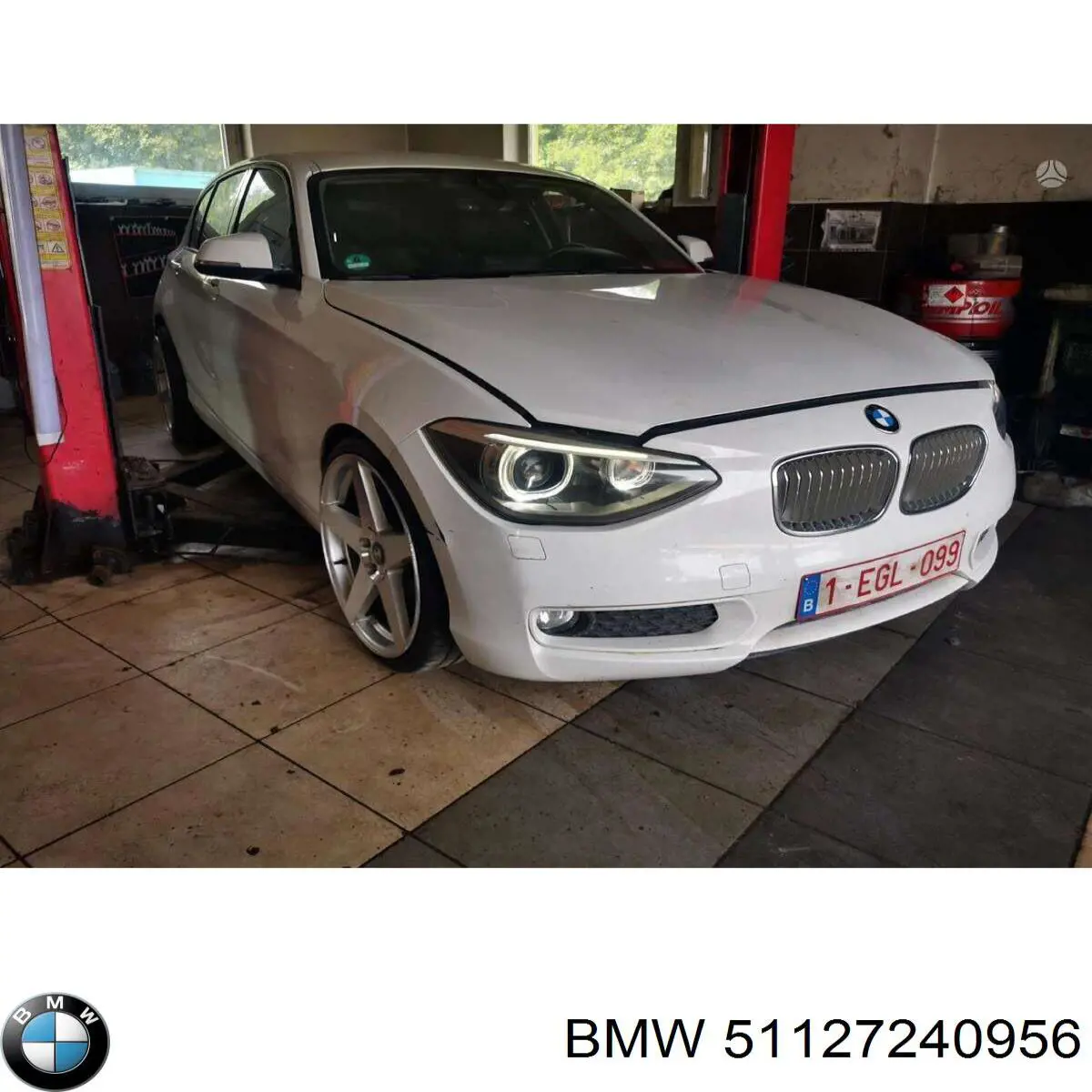 51127240956 BMW Soporte del paragolpes trasero derecho