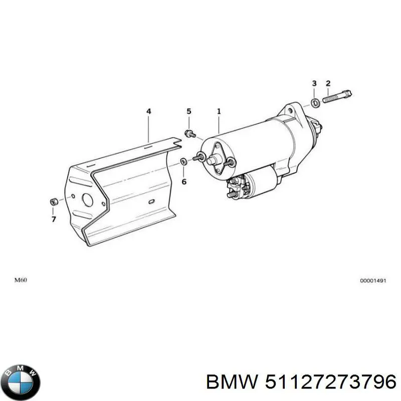 Moldura de la tapa del maletero BMW 51127273796 precio, desde 98,09 EUR