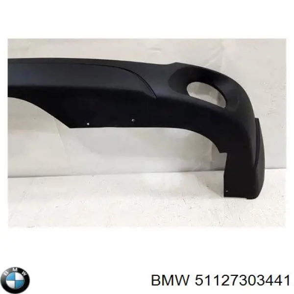 51127303441 BMW parachoques trasero, parte inferior