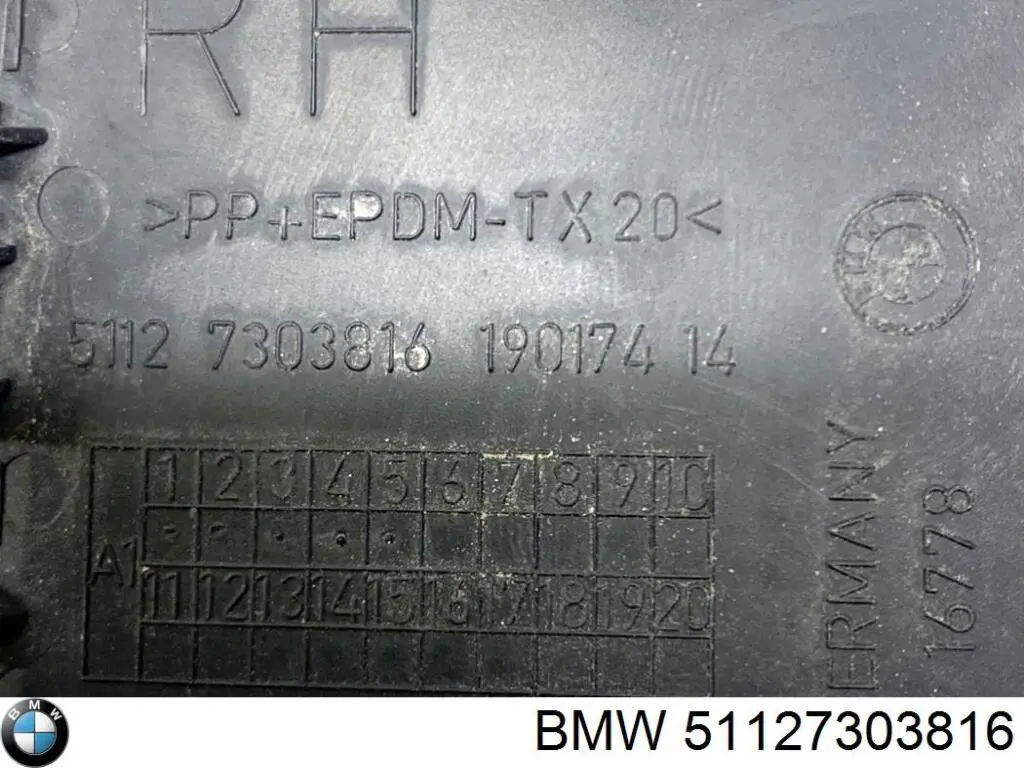 Tapa de gancho de remolque trasero del parachoques BMW 51127303816 precio, desde 5,68 EUR