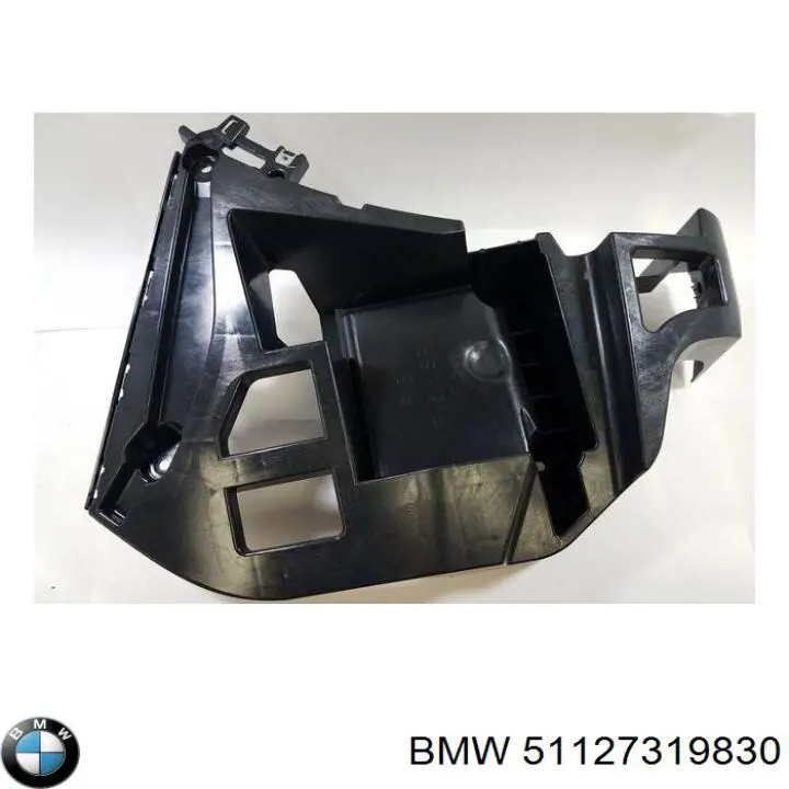 51127319830 BMW soporte de parachoques trasero exterior derecho