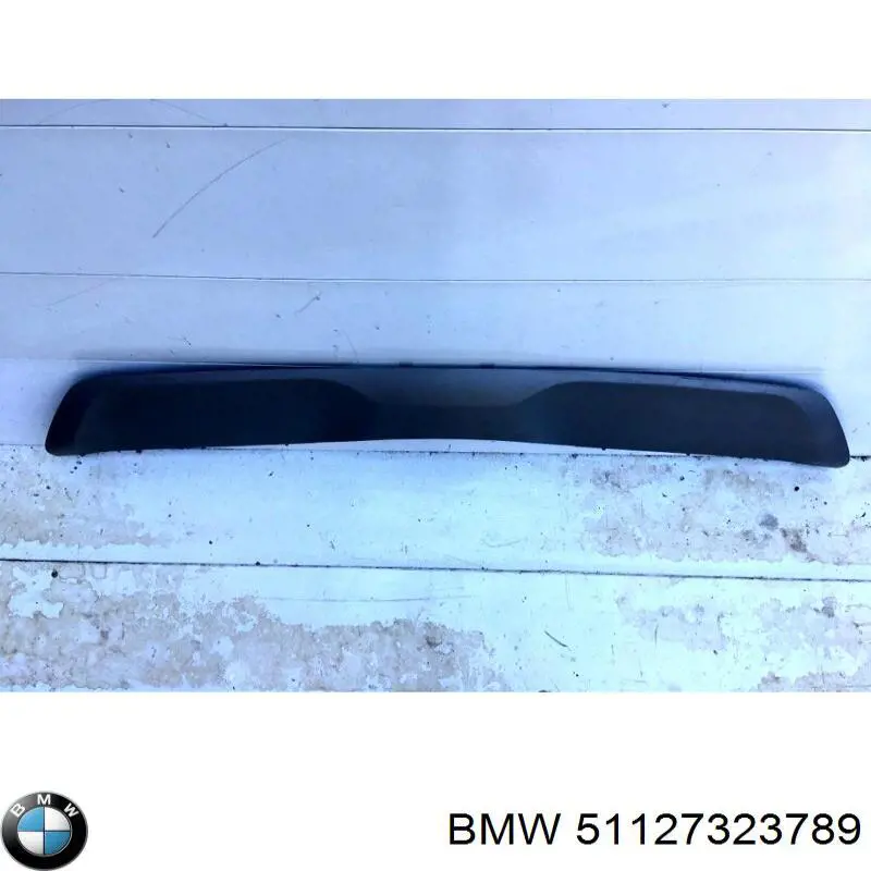 51127323789 BMW alerón parachoques trasero