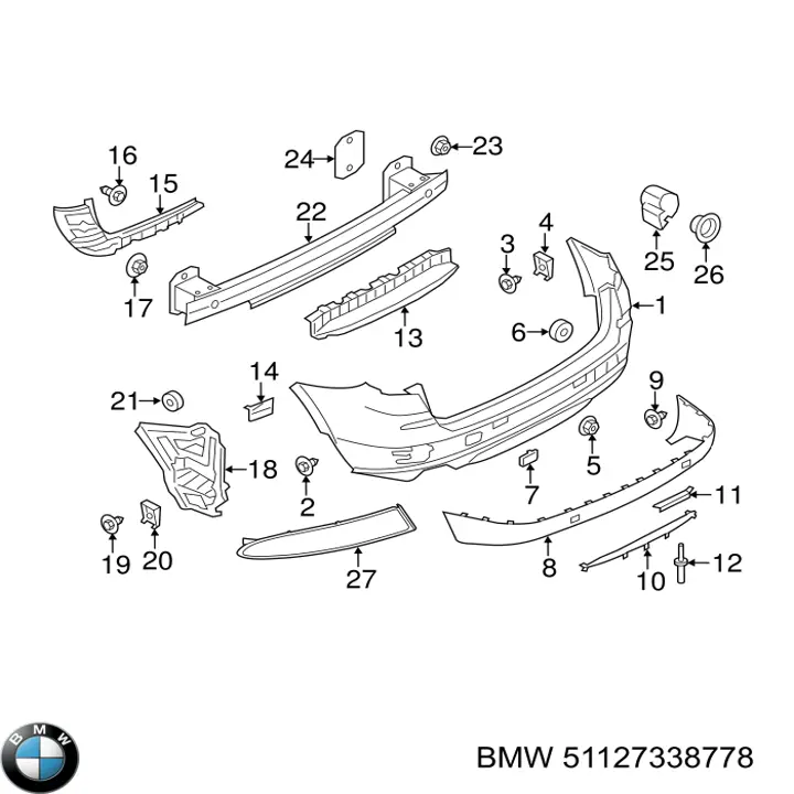  BMW 51127338778 precio, desde 96,99 EUR
