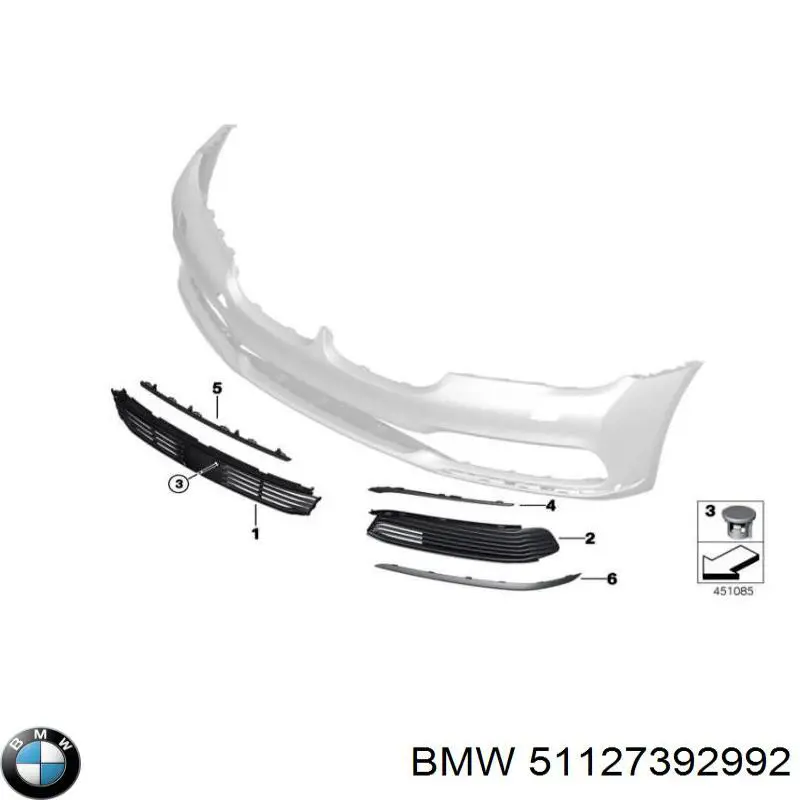 Comprar 51127392992 BMW Parachoques