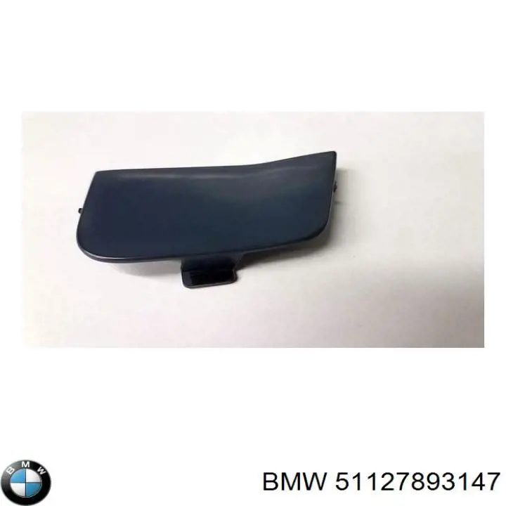 51127893147 BMW cobertura de parachoques, enganche de remolque, delantera