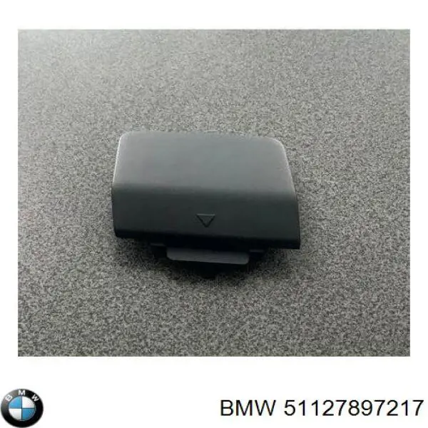 51127897217 BMW cobertura de parachoques, enganche de remolque, trasera