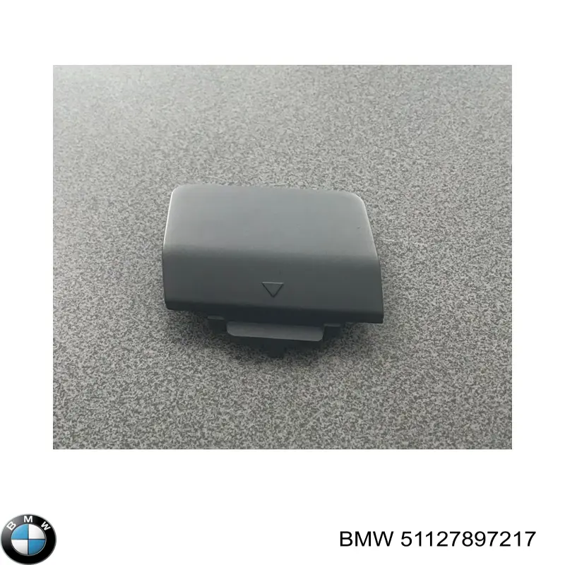 Tapa de gancho de remolque trasero del parachoques 51127897217 BMW