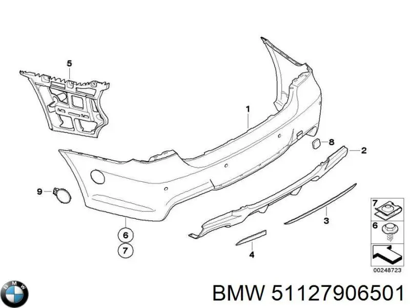 Paragolpes BMW 51127906501 precio, desde 284,59 EUR
