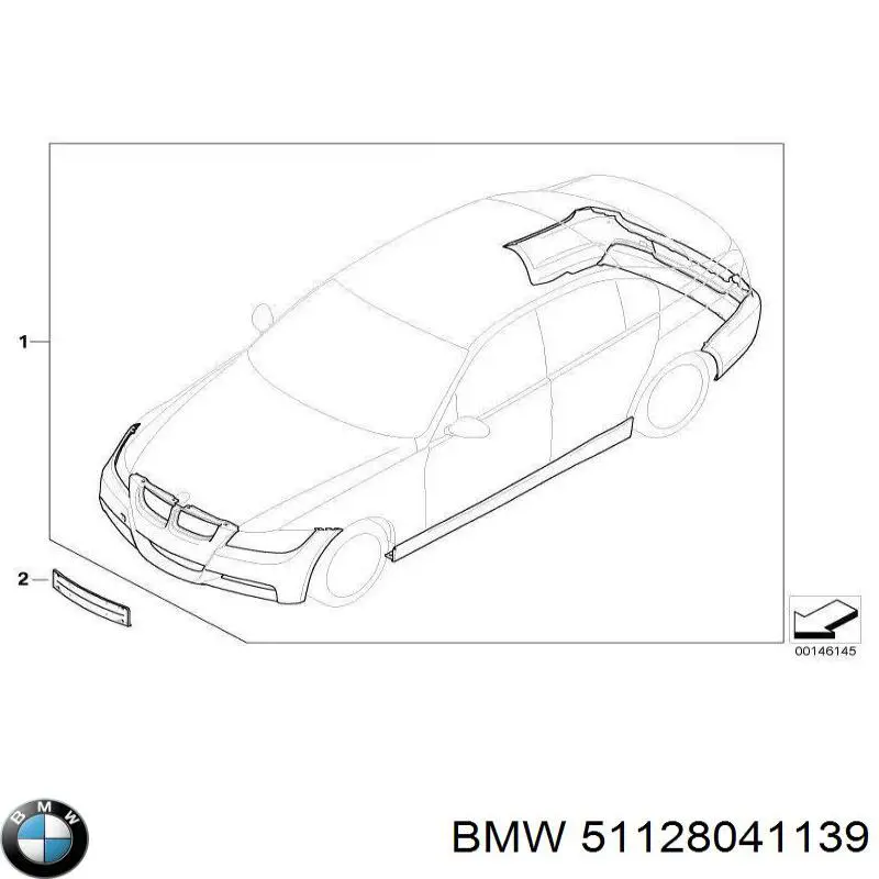 Comprar 51128041139 BMW Parachoques