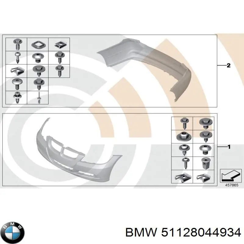 Comprar 51128044934 BMW Parachoques