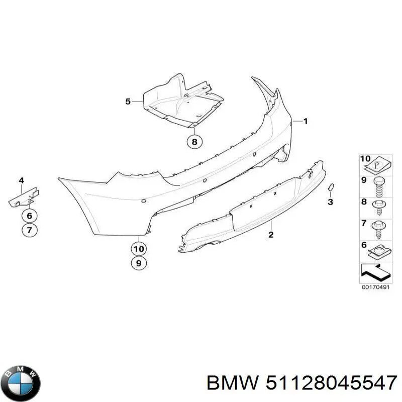 Paragolpes BMW 16930161 precio, desde 336,86 EUR