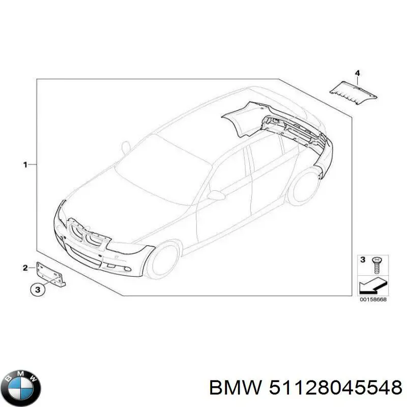 Paragolpes BMW 51128045548 precio, desde 336,86 EUR