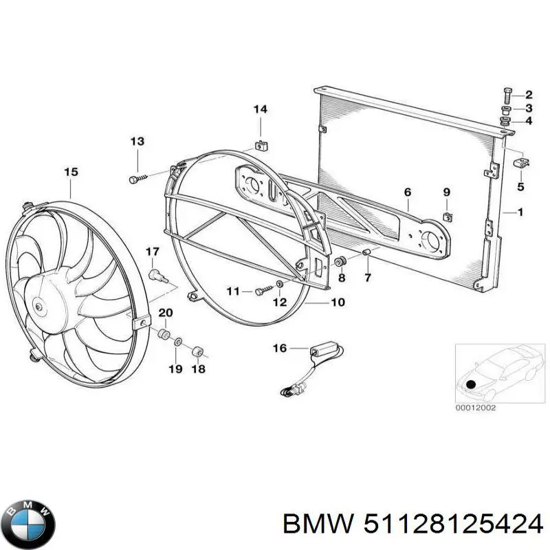 51128125424 BMW