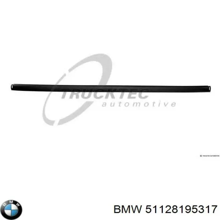 51128195317 BMW Embellecedor central del parachoques trasero