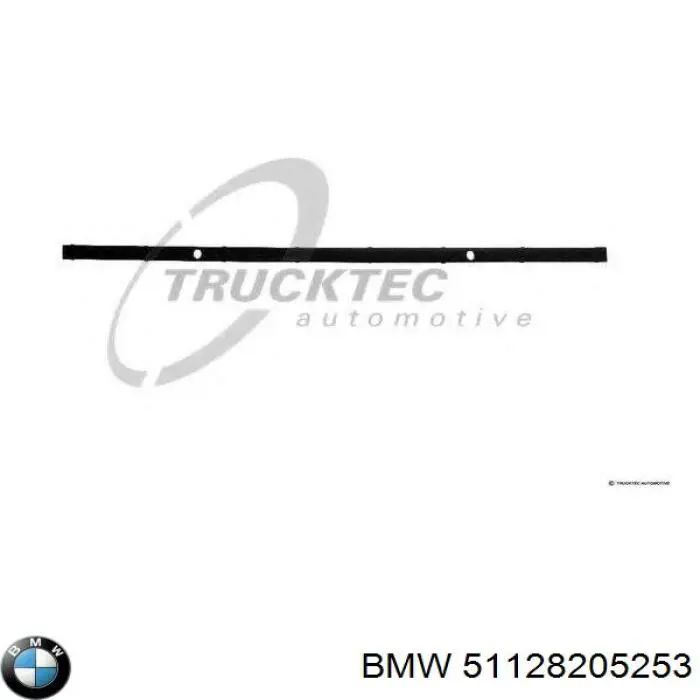 51128205253 BMW Embellecedor central del parachoques trasero