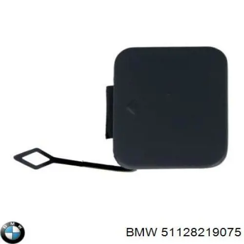 Comprar 51128219075 BMW Tapa de gancho de remolque trasero del parachoques
